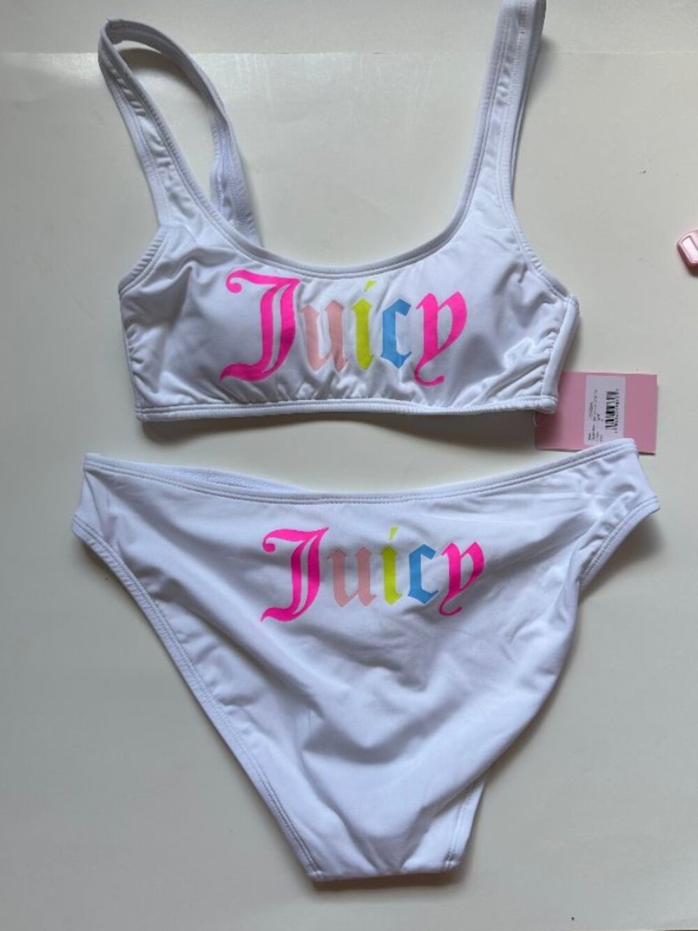 NWT JUicy couture 2 PC swimsuit Size SMALL